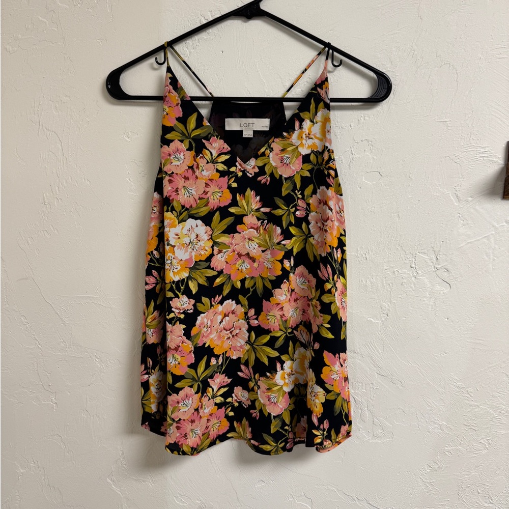 LOFT Floral Tank Top